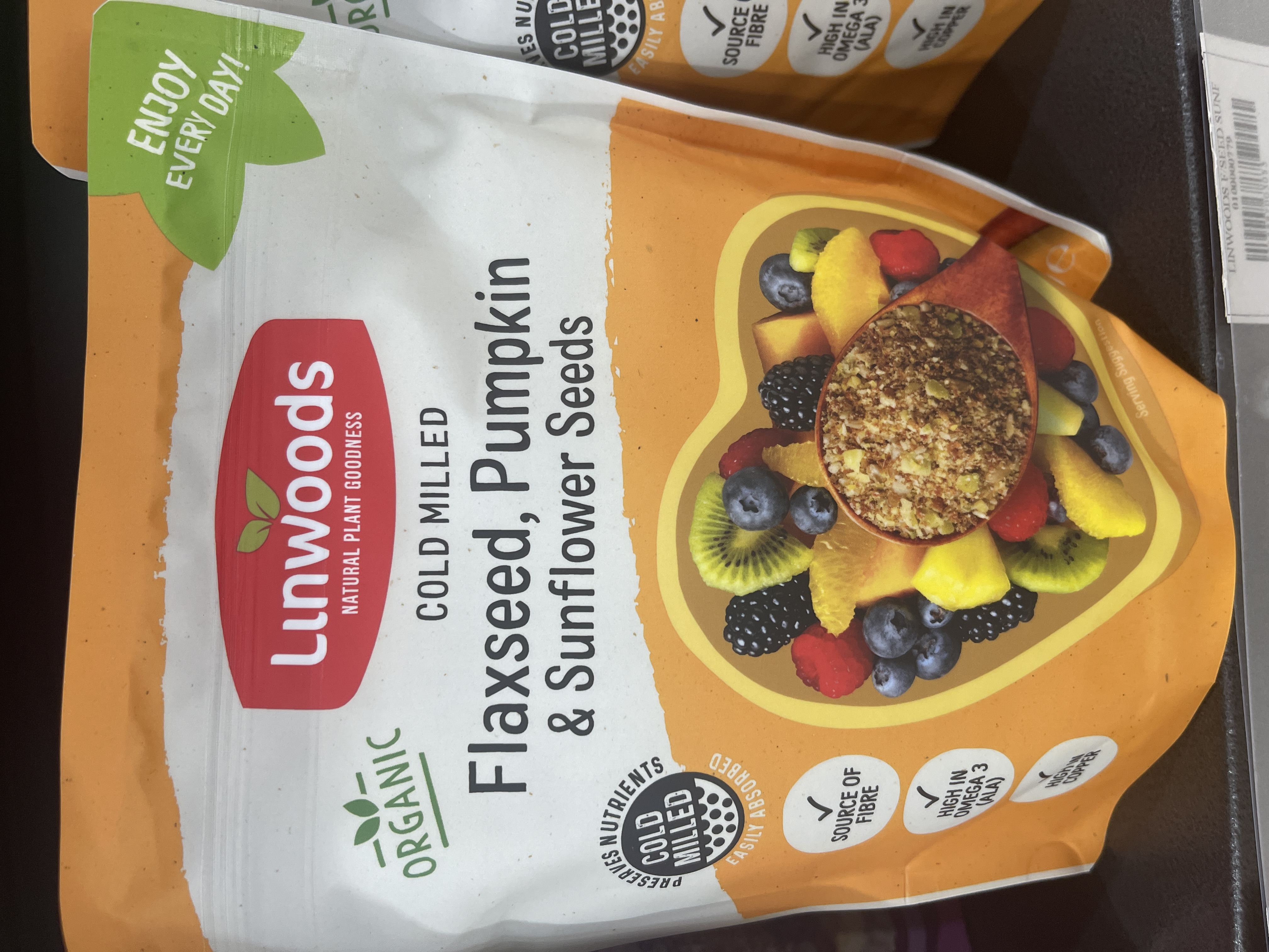 Linwoods有机冷磨亚麻籽南瓜籽葵花籽混合籽